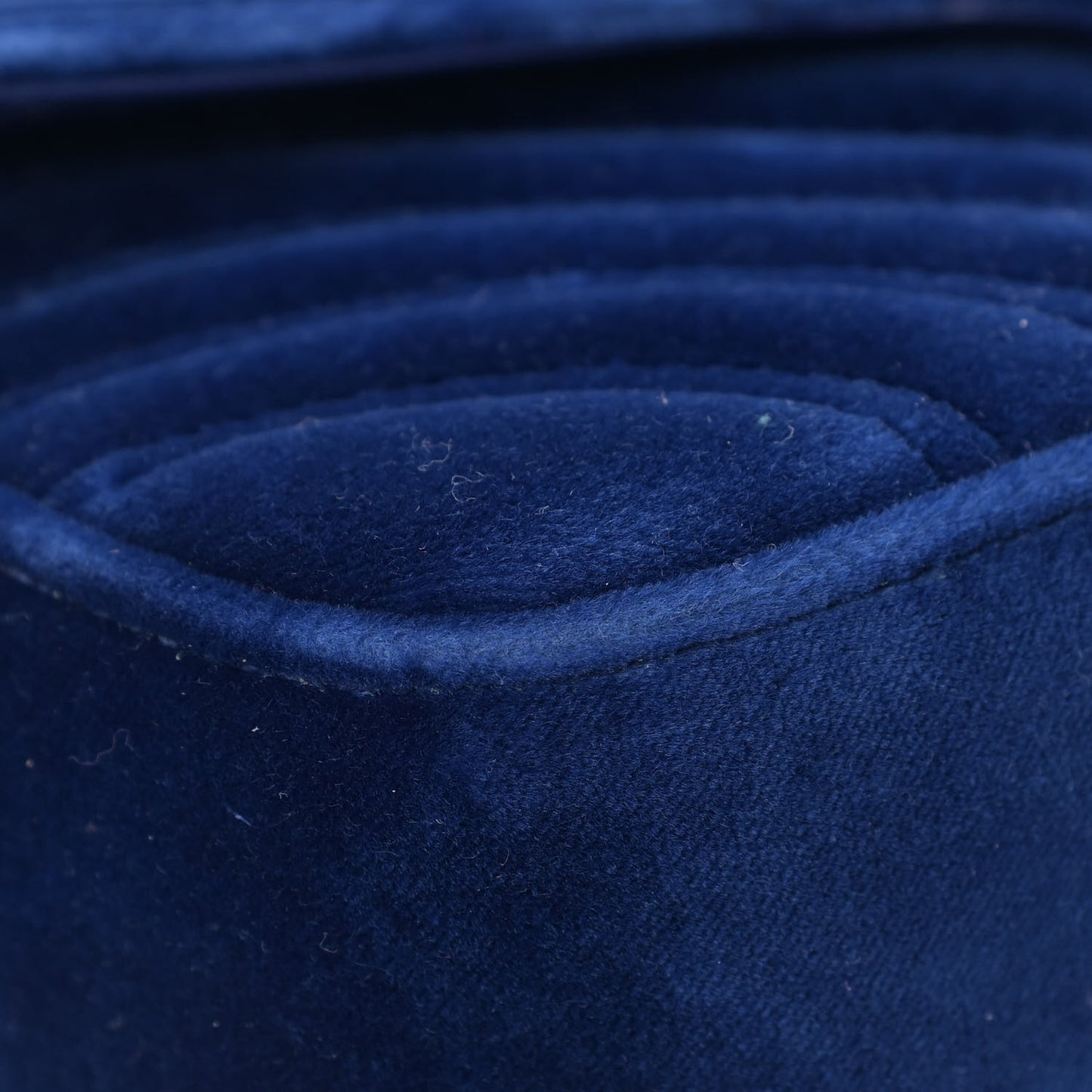 Velvet Matelasse Mini GG Marmont Shoulder Bag Cobalt Blue