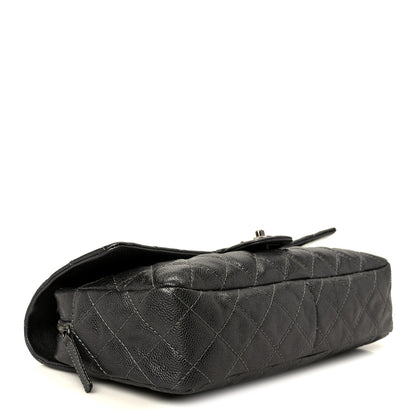 Chanel Iridescent Caviar Quilted Large Chic Flap Grey 3 of 11
