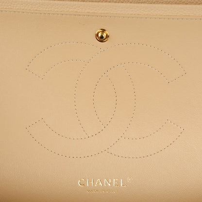 Chanel Caviar Quilted Jumbo Double Flap Beige Clair 8 of 9