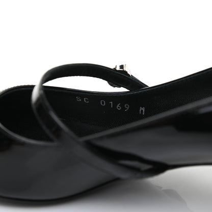Louis Vuitton Patent Uniformes Silhouette 40mm Pumps 36 Black 8 of 9