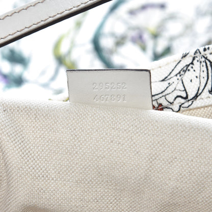 Gucci Canvas Flora Infinity Large Tote White 7 of 9