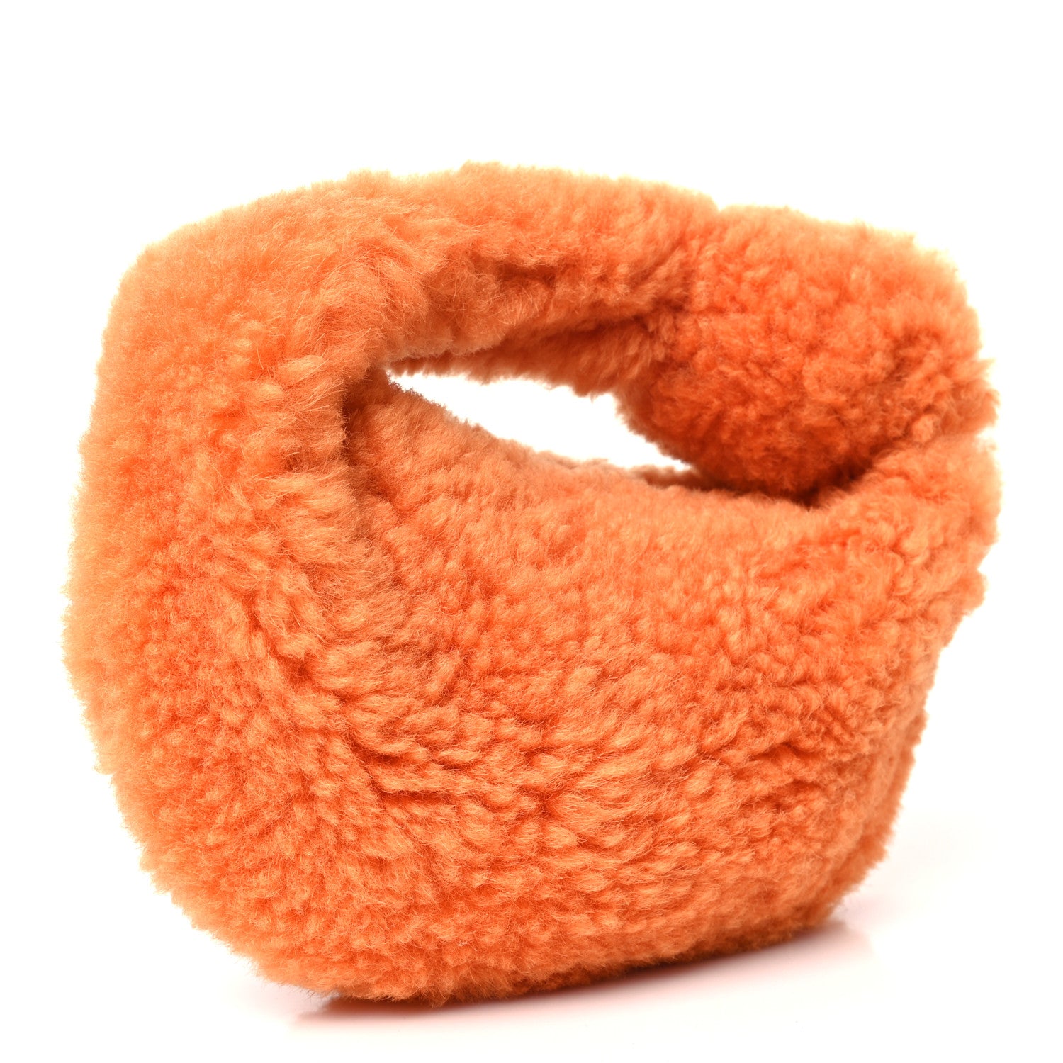 Bottega Veneta Shearling Mini Jodie Light Orange 4 of 11