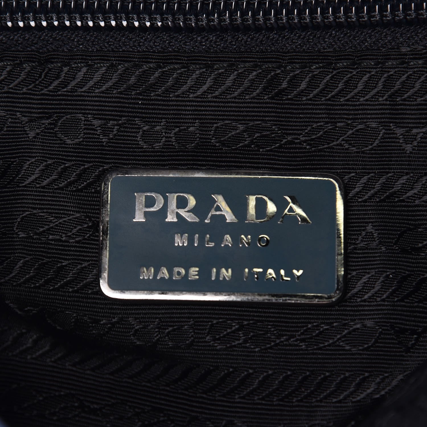 Prada Tessuto Nylon Vela Medium Backpack Blue 6 of 7
