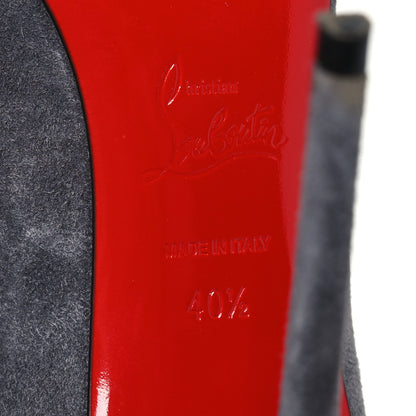 Christian Louboutin Veau Velours So Kate 120 Pumps 40.5 Storm 7 of 12