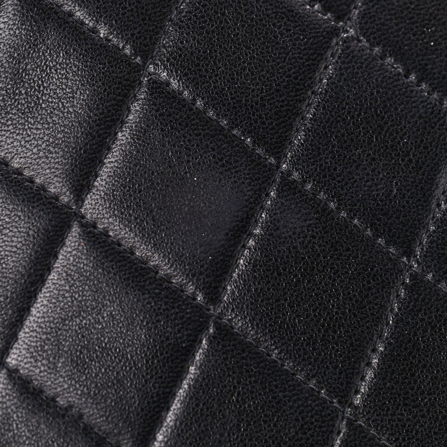 Lambskin Quilted Medium Single Flap Black