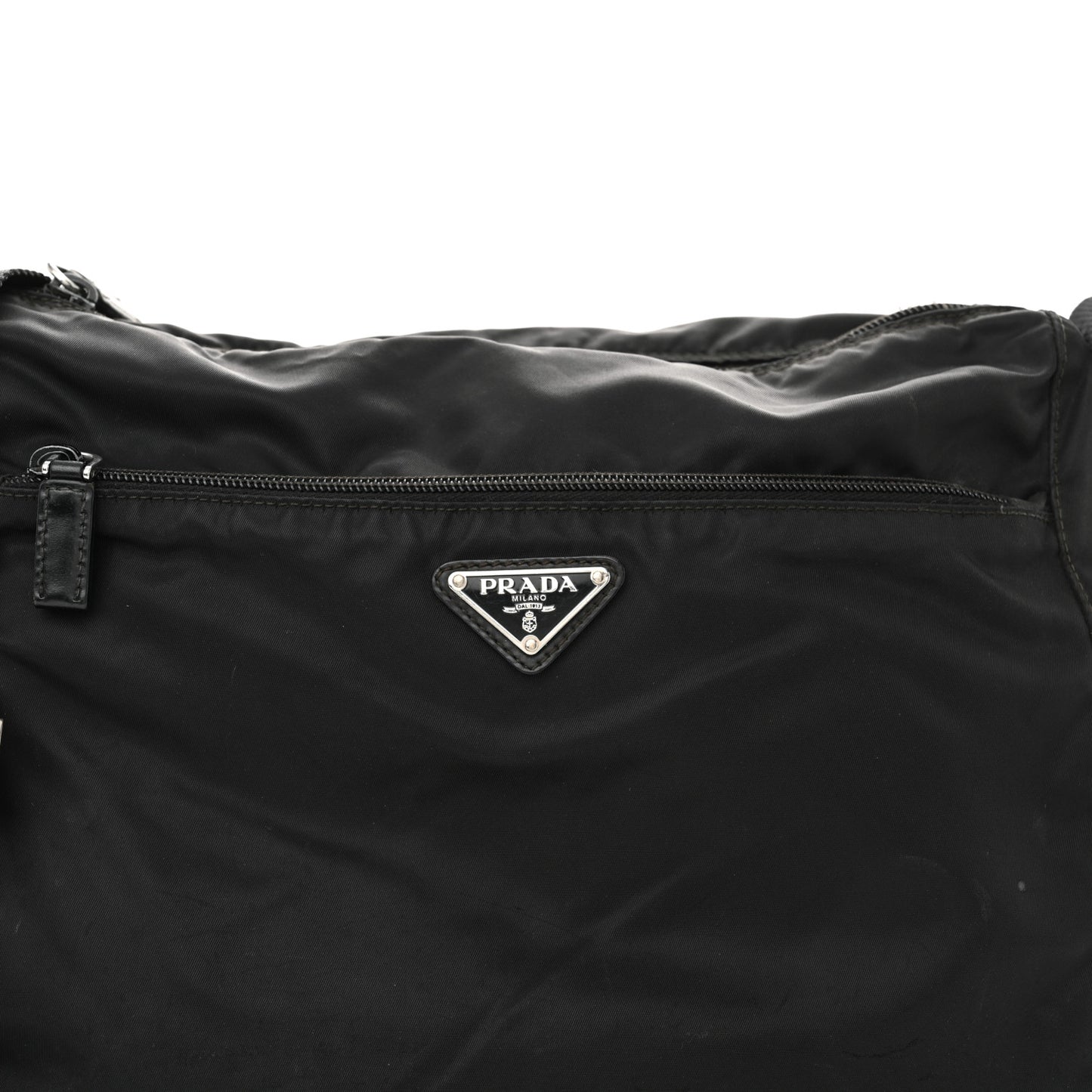 Tessuto Nylon Messenger Bag Black