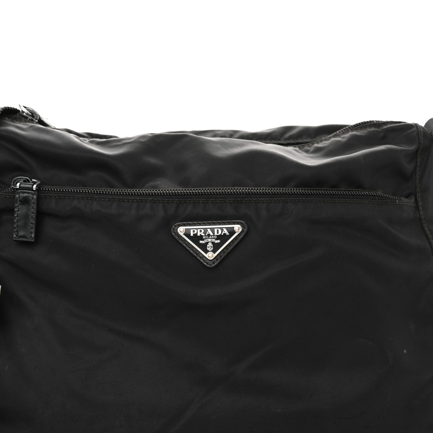 Prada Tessuto Nylon Messenger Bag Black 13 of 13
