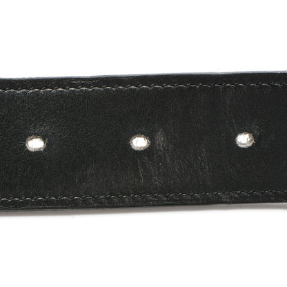 Hermes Box Togo 32mm H Belt 80 Black Chocolate 6 of 21
