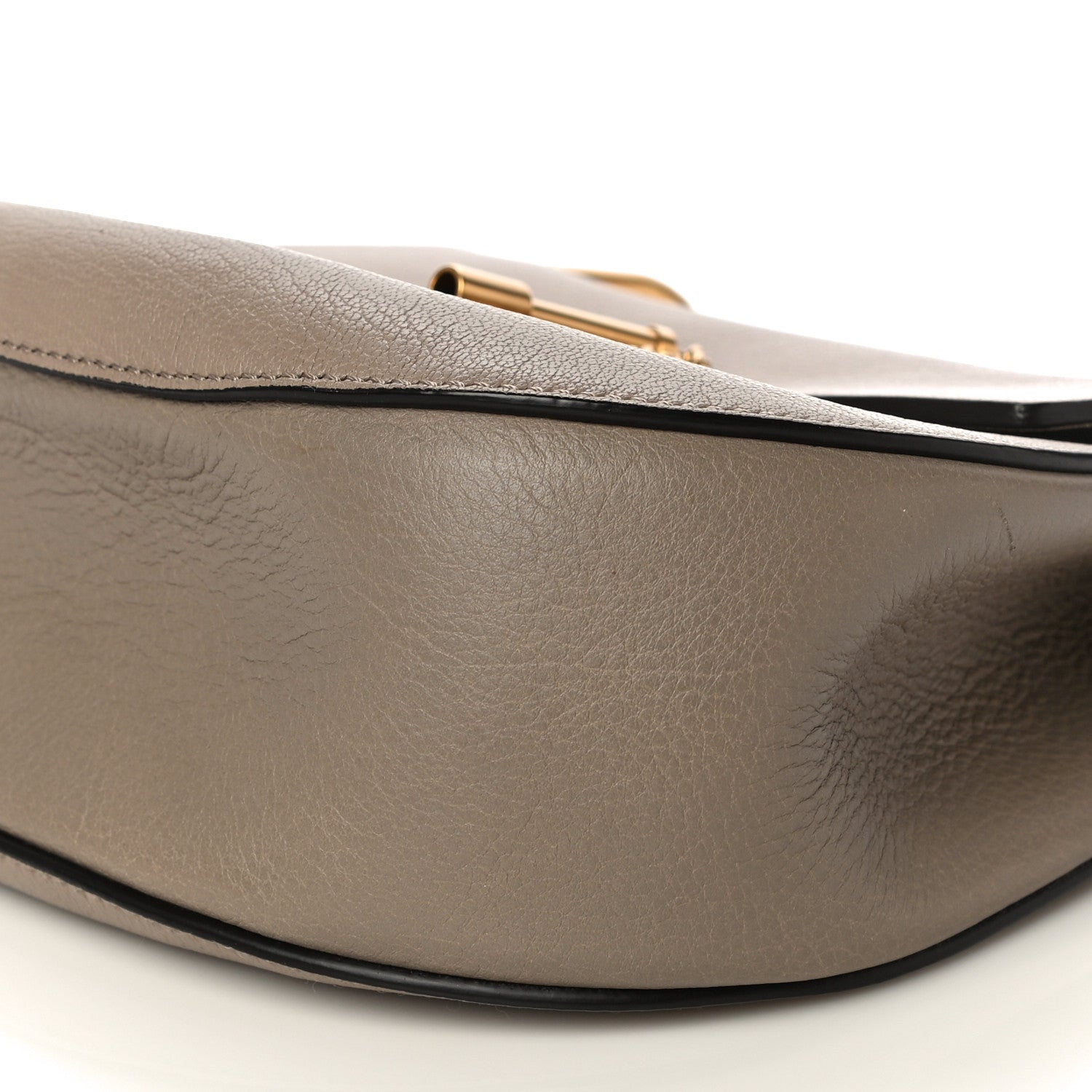 Chloe Grained Lambskin Drew Shoulder Bag Motty Grey 8 of 12