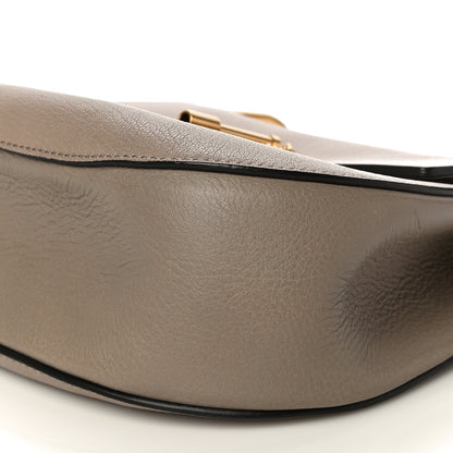 Chloe Grained Lambskin Drew Shoulder Bag Motty Grey 8 of 12
