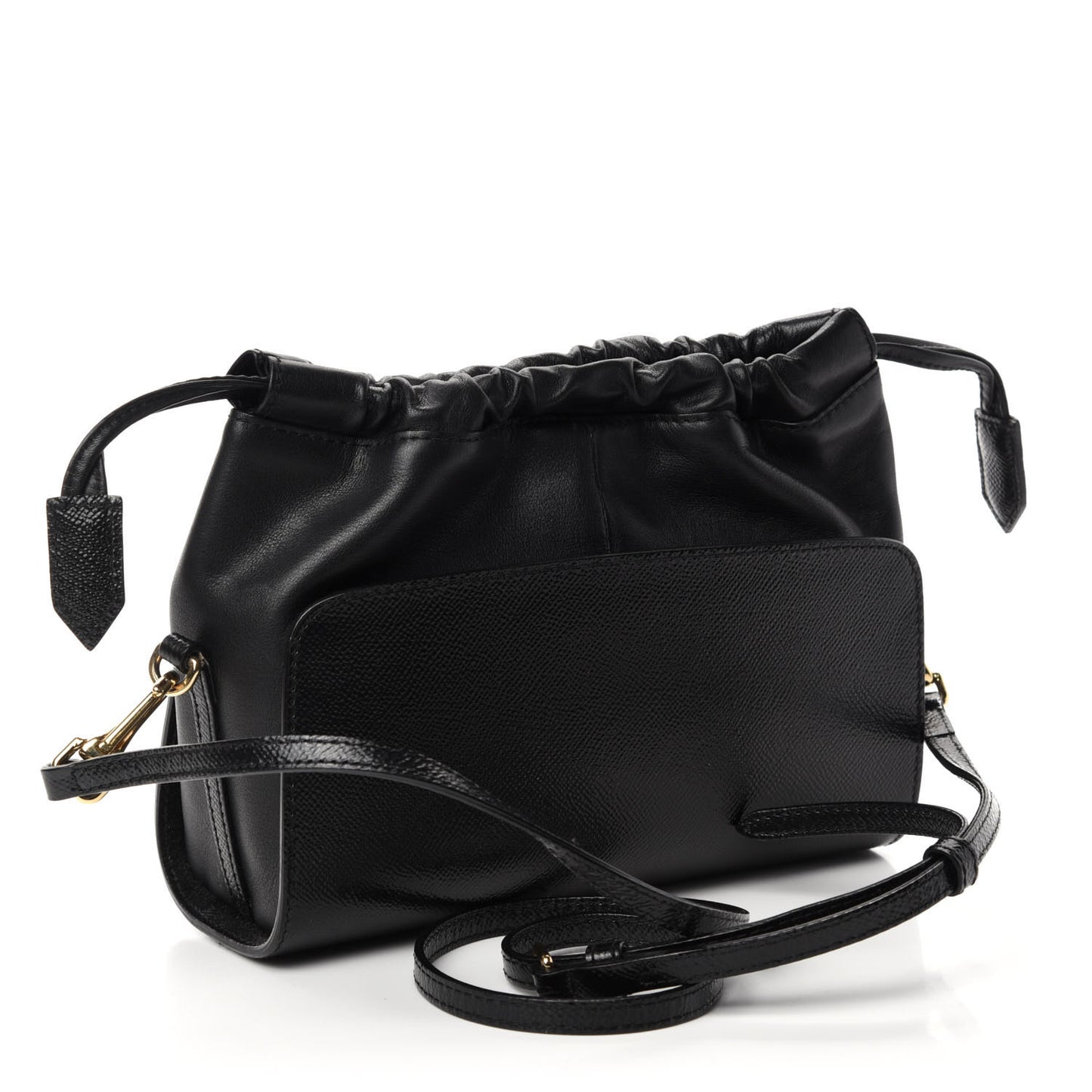 Grainy Calfskin Little Crush Black
