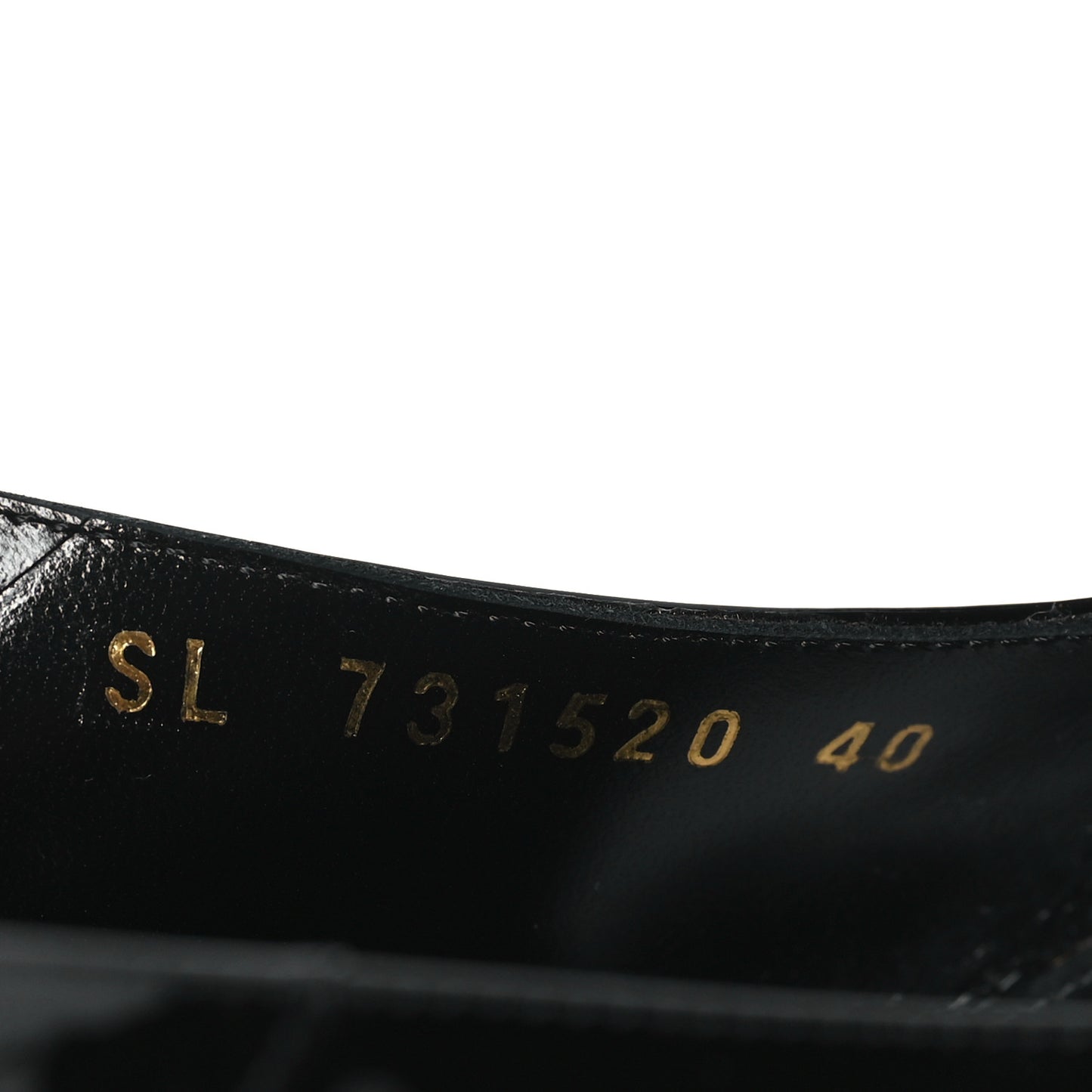 Patent Calfskin Kiss 105 Slingback Pumps 40 Black