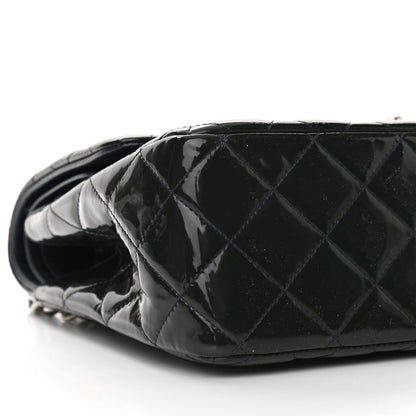 Chanel Patent Quilted Jumbo Double Flap Black 5 of 11