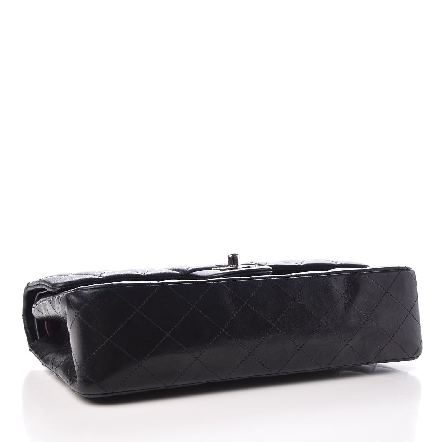 Chanel Lambskin Quilted Medium Double Flap Black 5 of 11