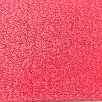 Hermes Chevre Chamkila Tarmac PM Passport Holder Rose Extreme 6 of 7
