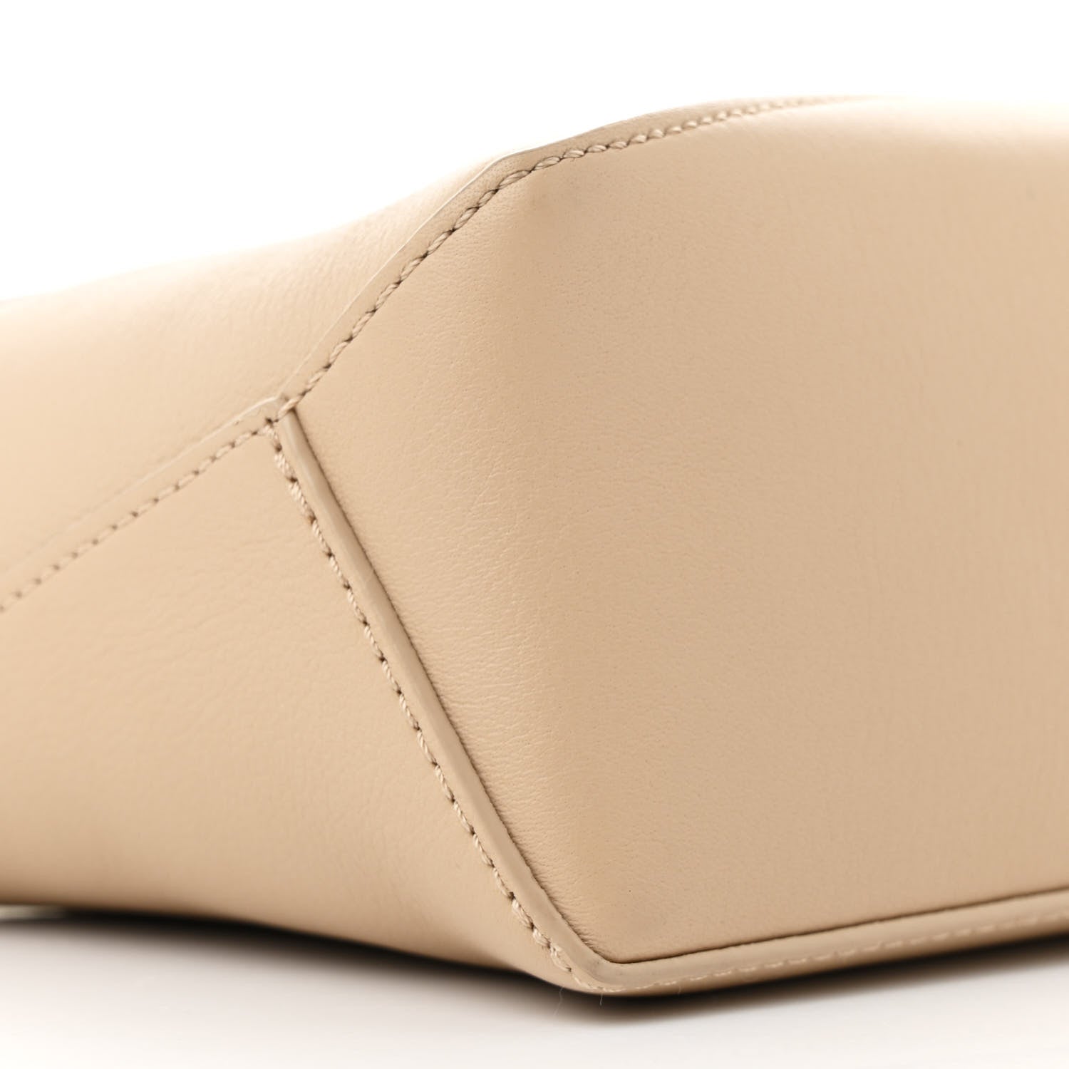 Loewe Calfskin Mini Puzzle Edge Bag Soft White Paper Craft 9 of 11