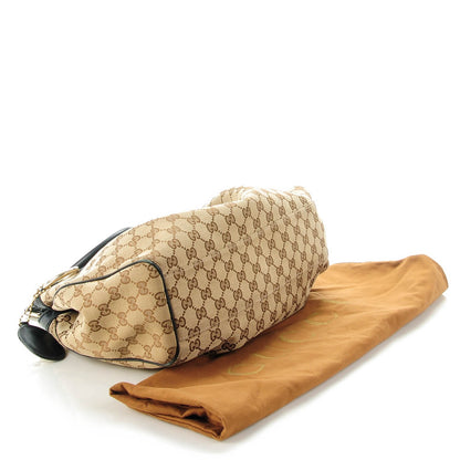 Gucci Monogram Medium Sukey Tote Beige Ebony Black 4 of 11