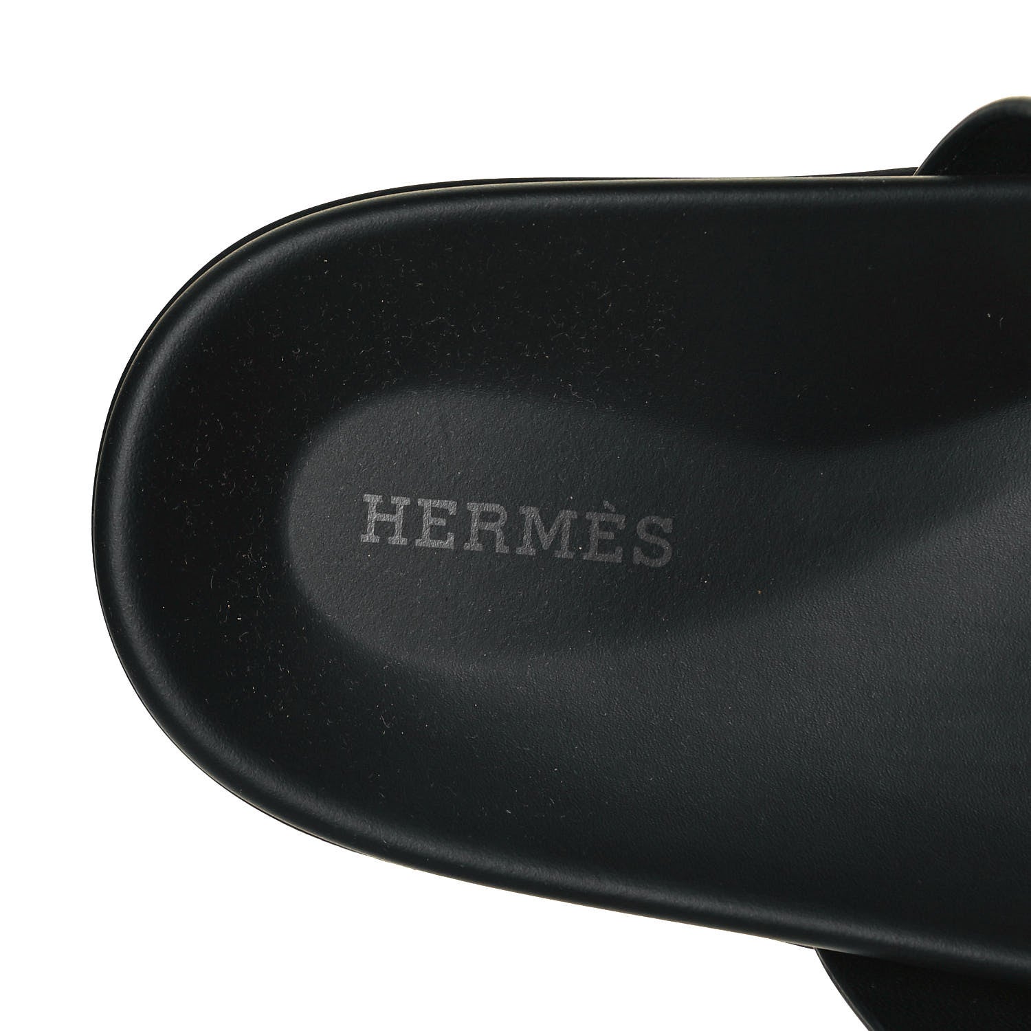 Hermes Calfskin Mens Chypre Sandals 43 Black 6 of 9