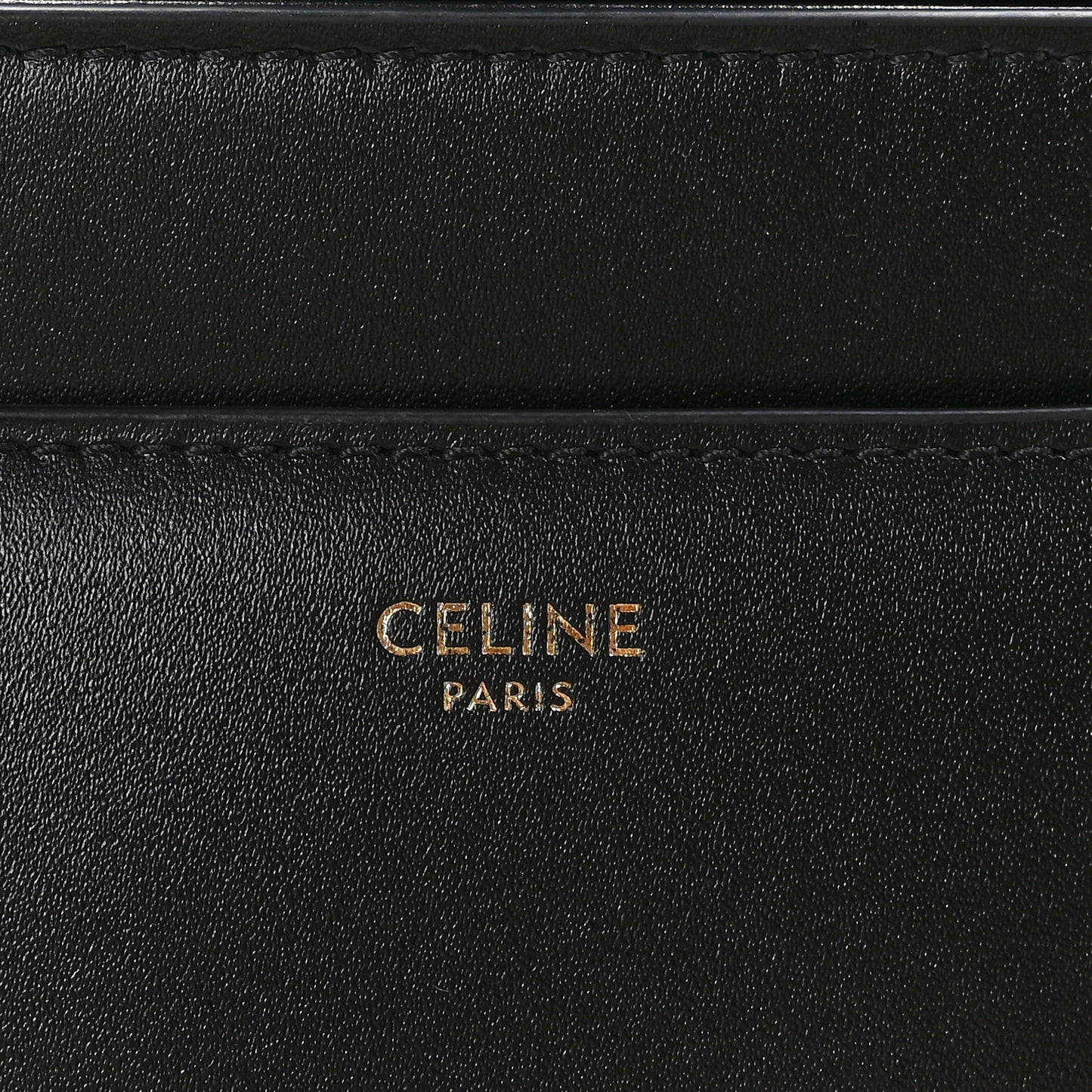 Satinated Calfskin Small 16 Top Handle Bag Black
