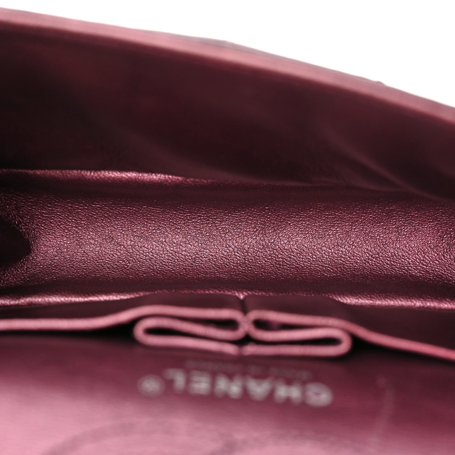 Chanel Metallic Calfskin Quilted 2.55 Reissue 224 Flap Purple 4 of 10