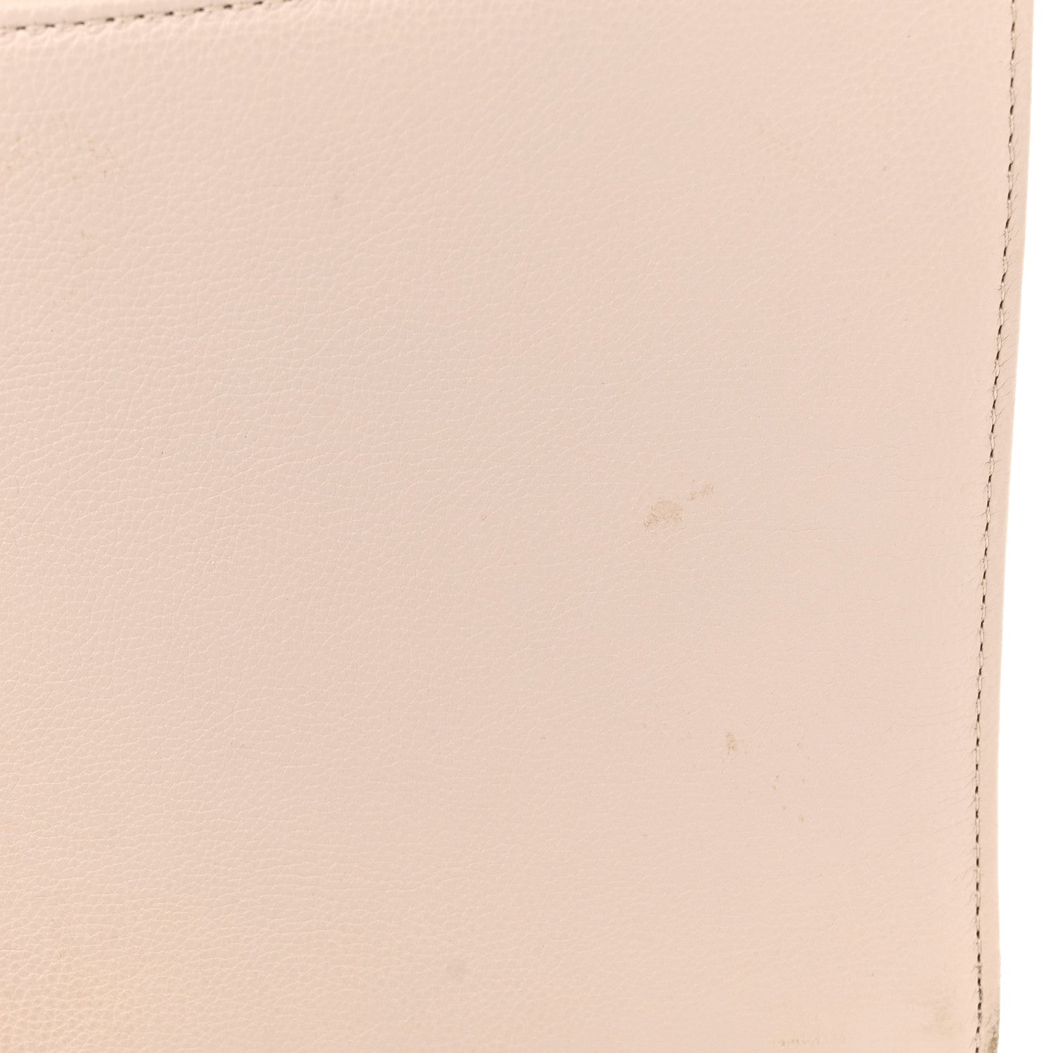 Chanel Grained Calfskin Quilted Large Label Click Flap Bag Light Beige 12 of 13