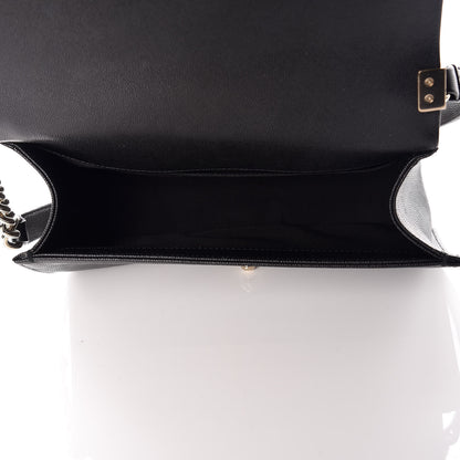 Chanel Caviar Quilted Medium Boy Flap Black 5 of 10