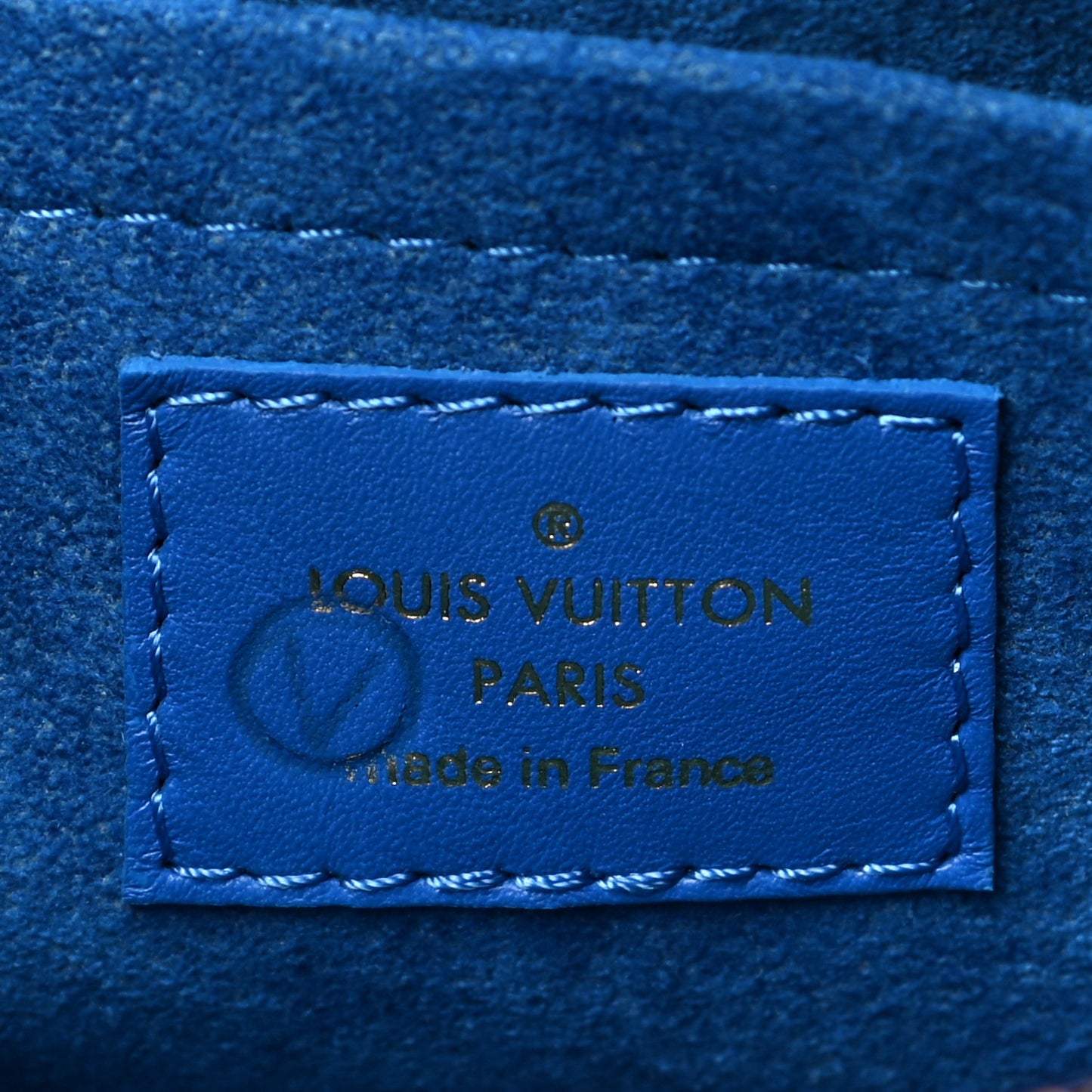 Calfskin New Wave Camera Bag Bleu Neon