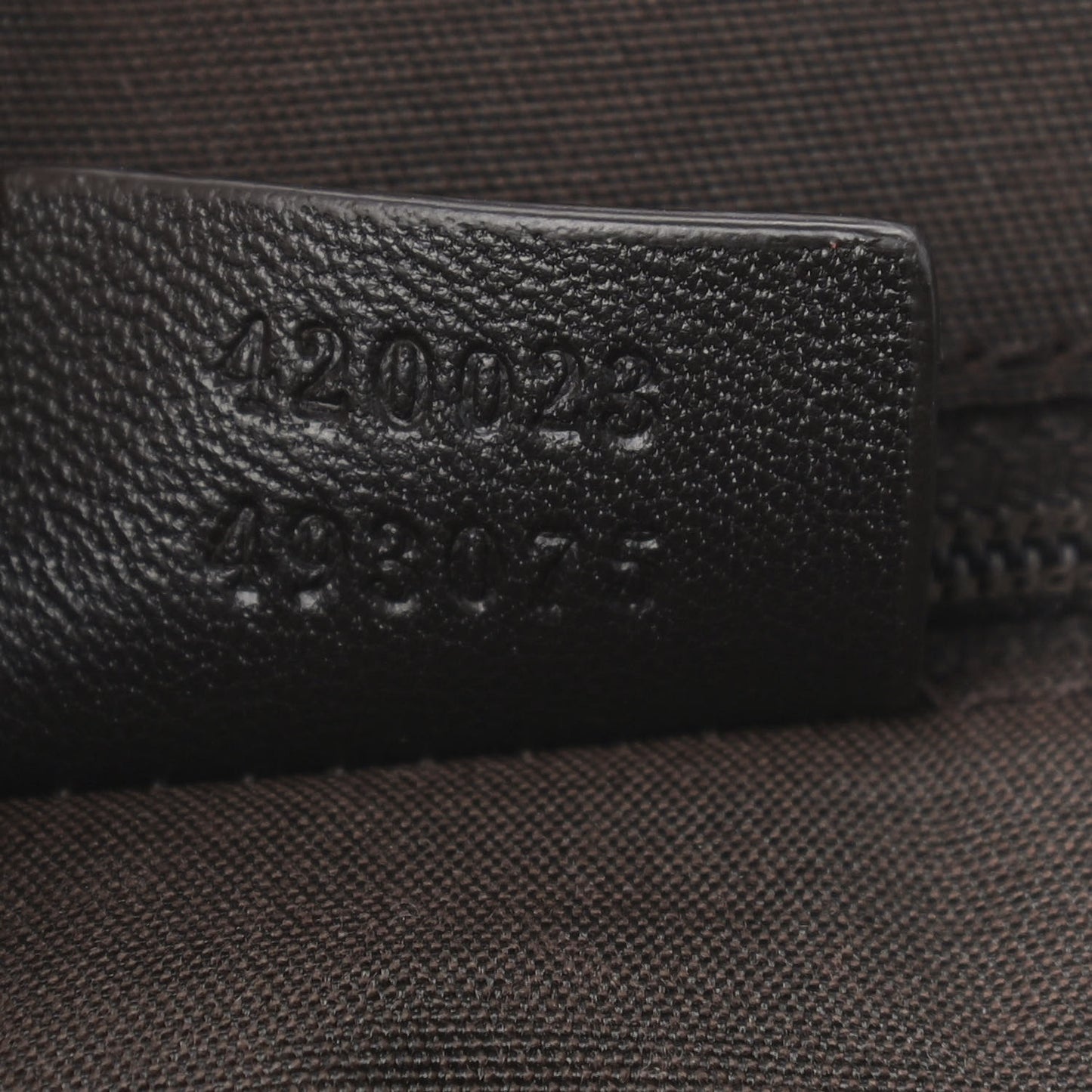 Guccissima Medium Dome Bag Dark Brown