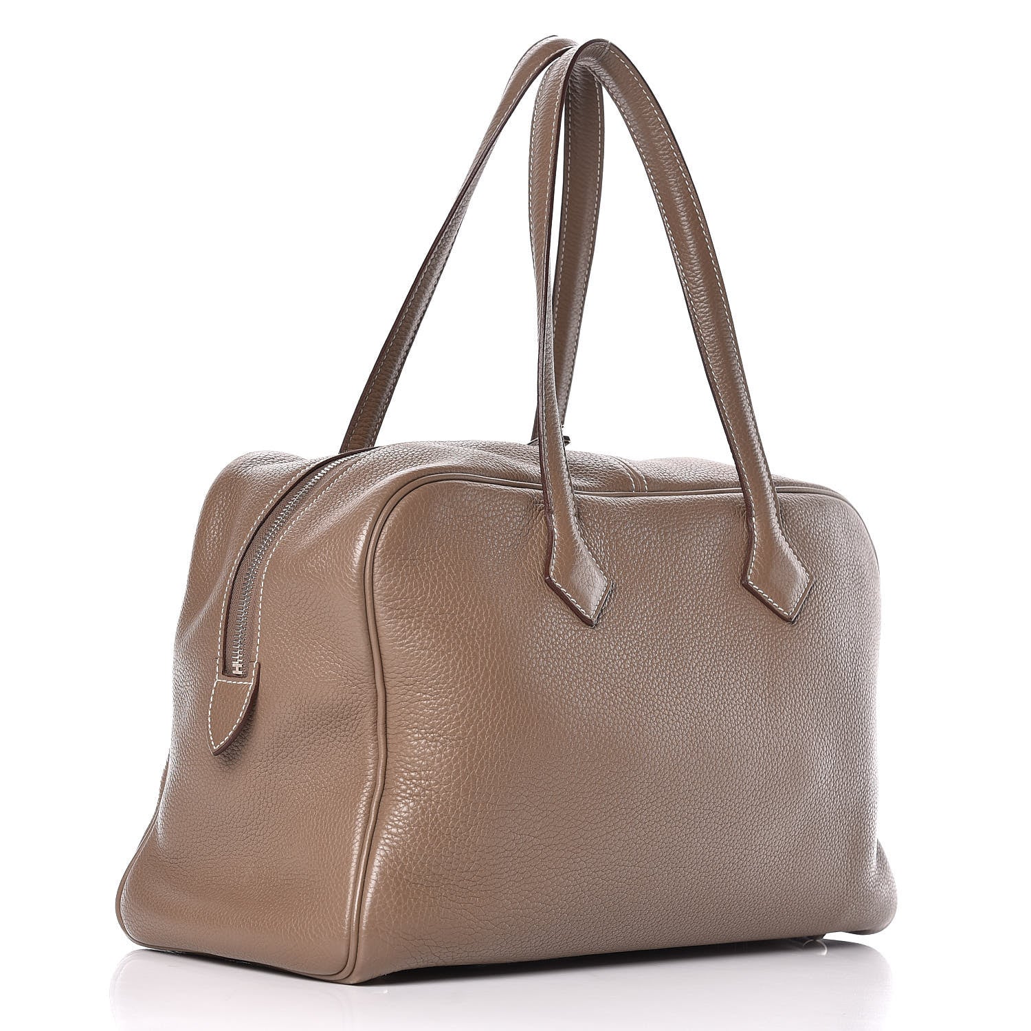 Hermes Taurillon Clemence Victoria II 35 Etoupe 3 of 12
