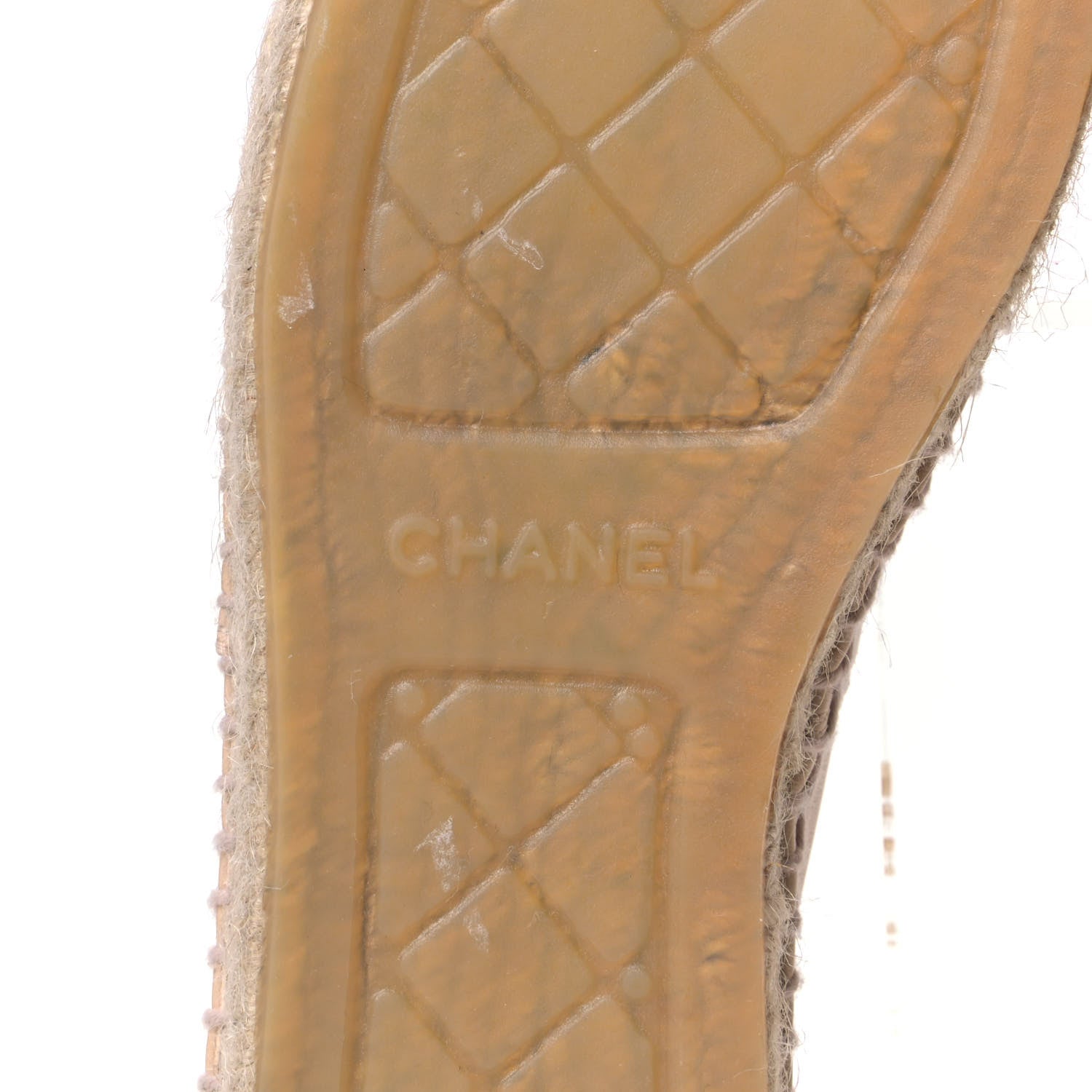Chanel Lambskin CC Espadrilles 41 Beige Black 7 of 9