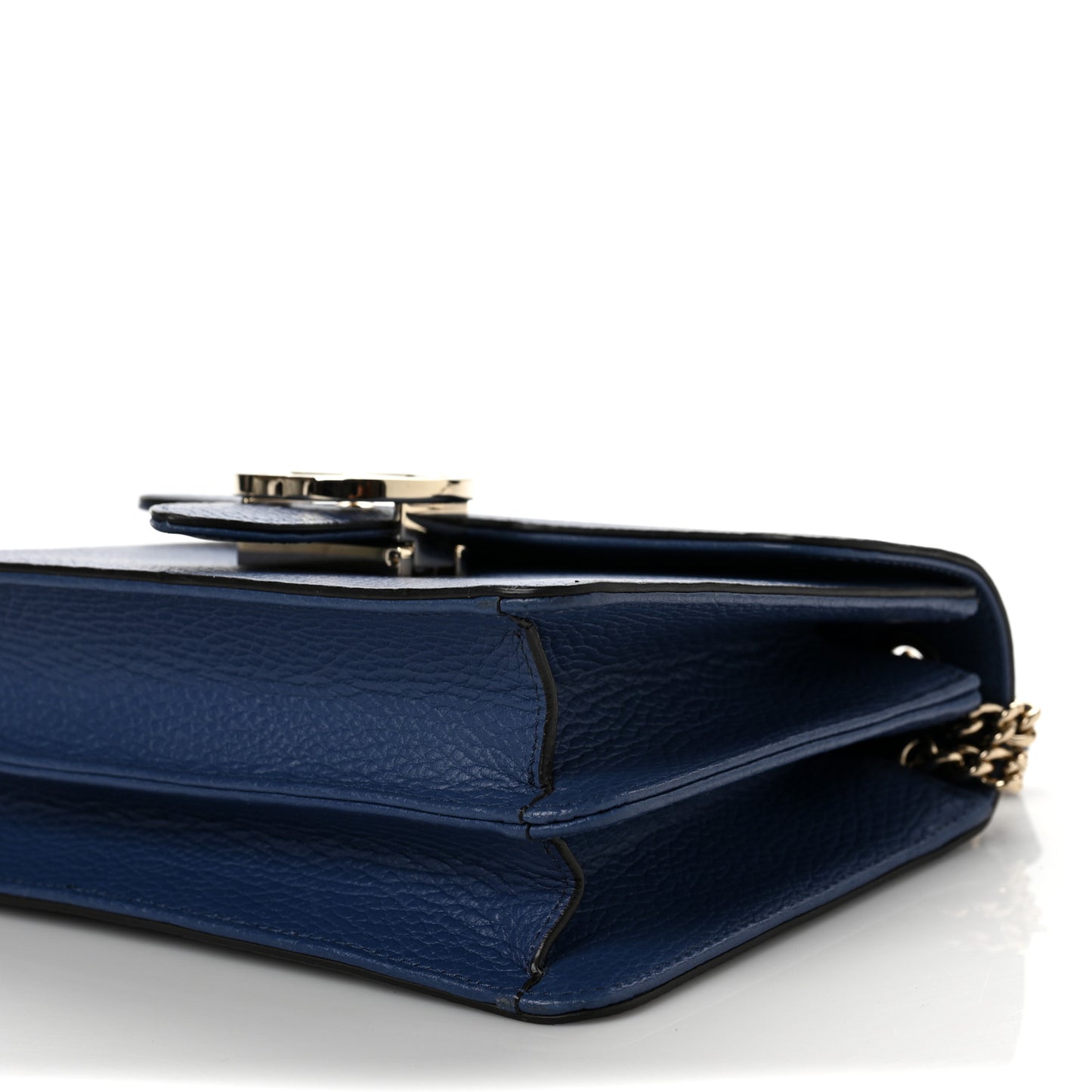 Dollar Calfskin Small Interlocking G Shoulder Bag Caspian