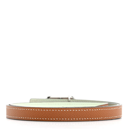 Hermes Swift Epsom 13mm Maillon H Belt 80 32 Vert Fizz Gold 2 of 5