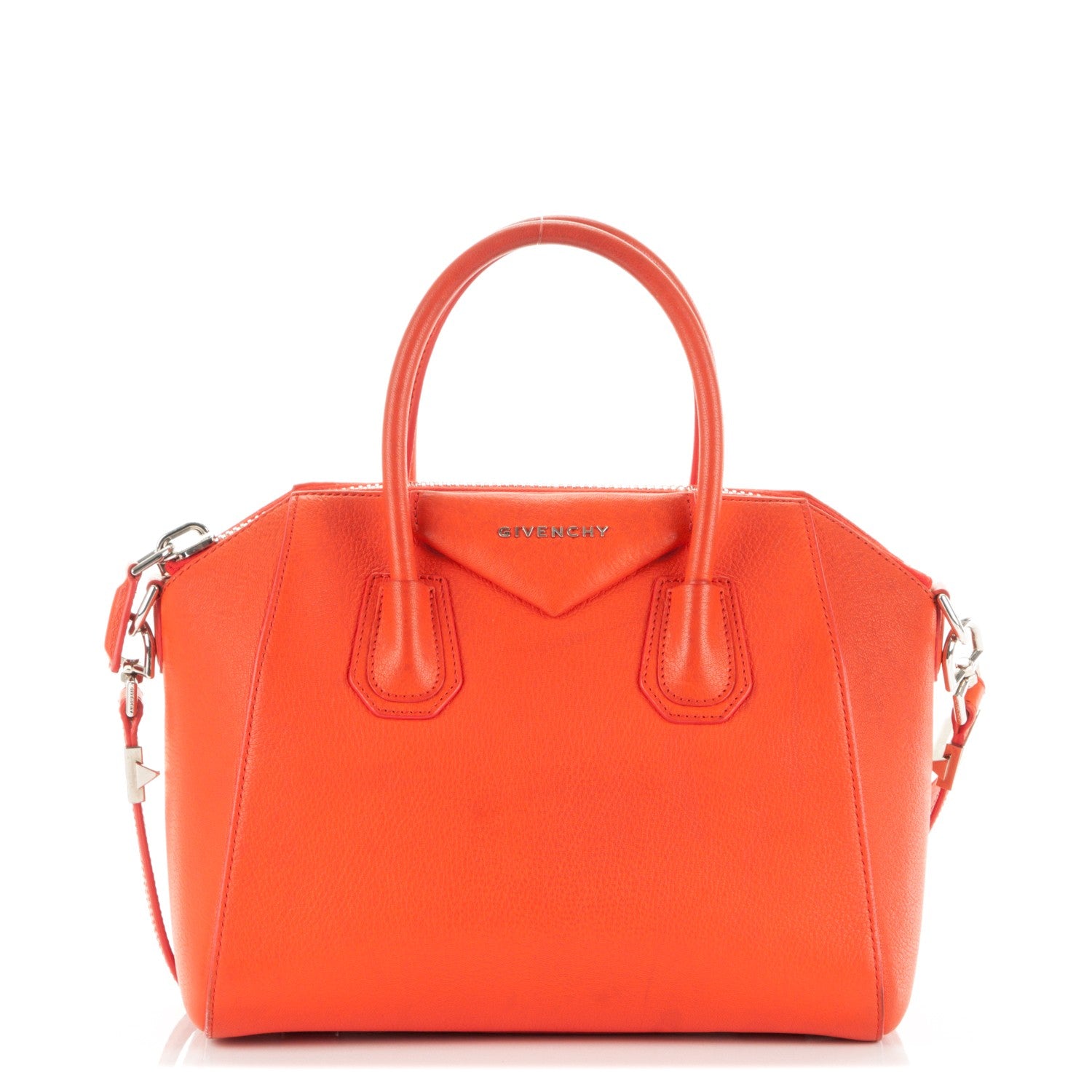 Givenchy Sugar Goatskin Mini Antigona Burnt Orange 1 of 10