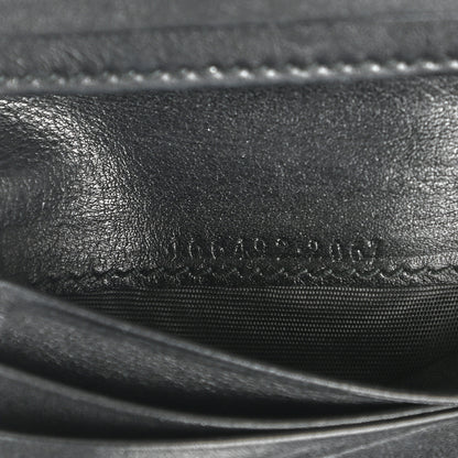 Gucci Calfskin Matelasse GG Marmont Card Case Wallet Black 7 of 8