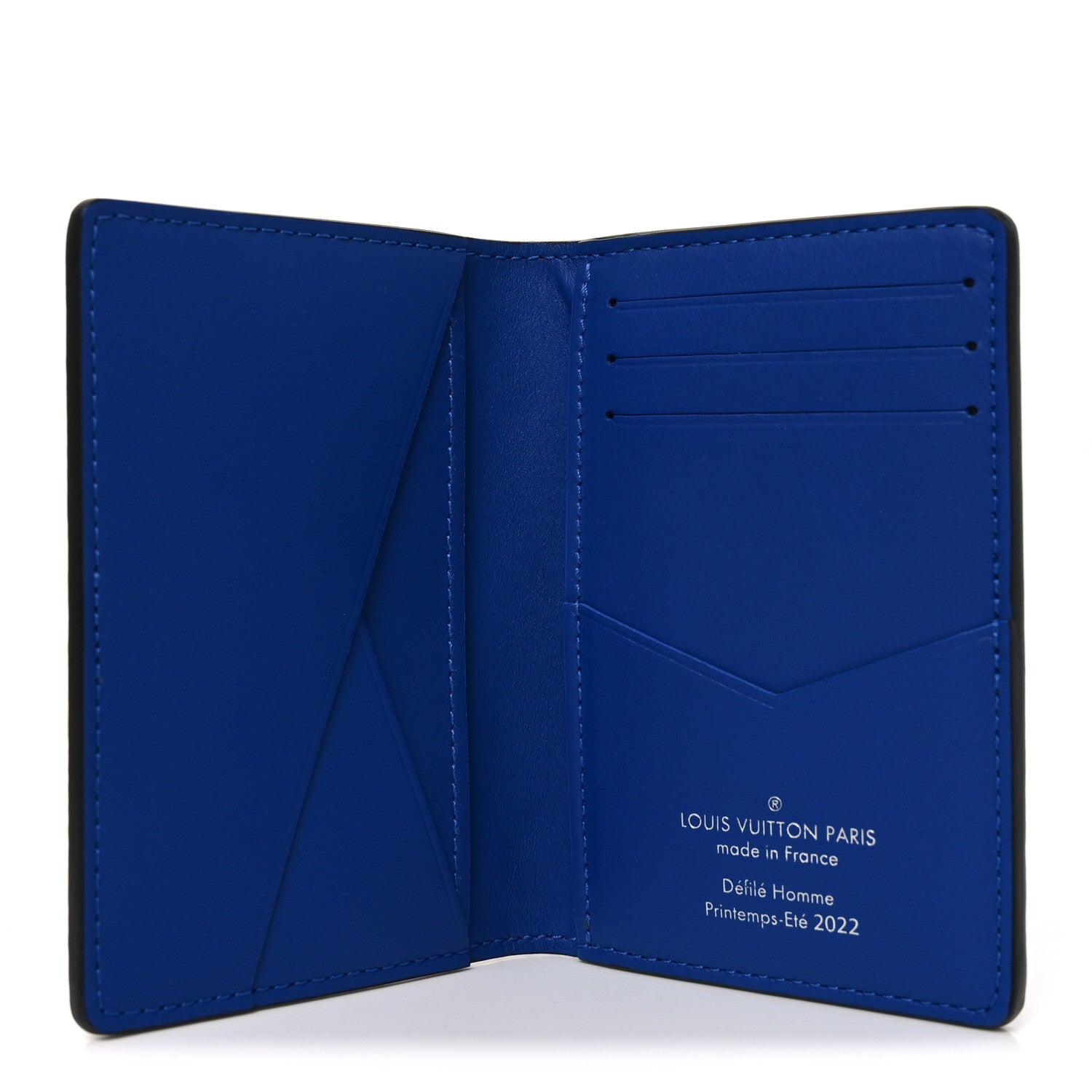 Louis Vuitton Taurillon Illusion Pocket Organizer Bleu Rose 5 of 7