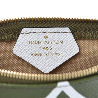 Louis Vuitton Monogram Giant Micro Pochette Accessories Kaki White 6 of 8