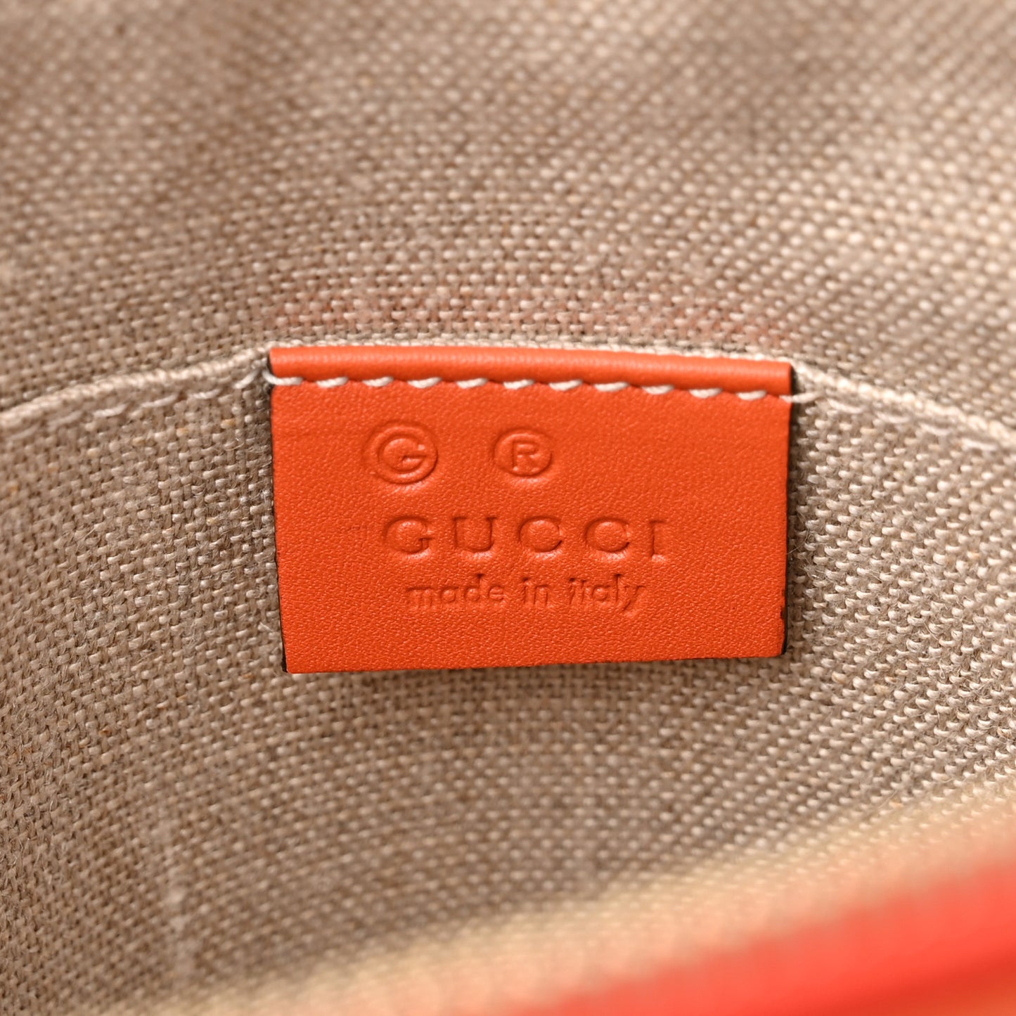 Microguccissima Mini Dome Bag Sun Orange