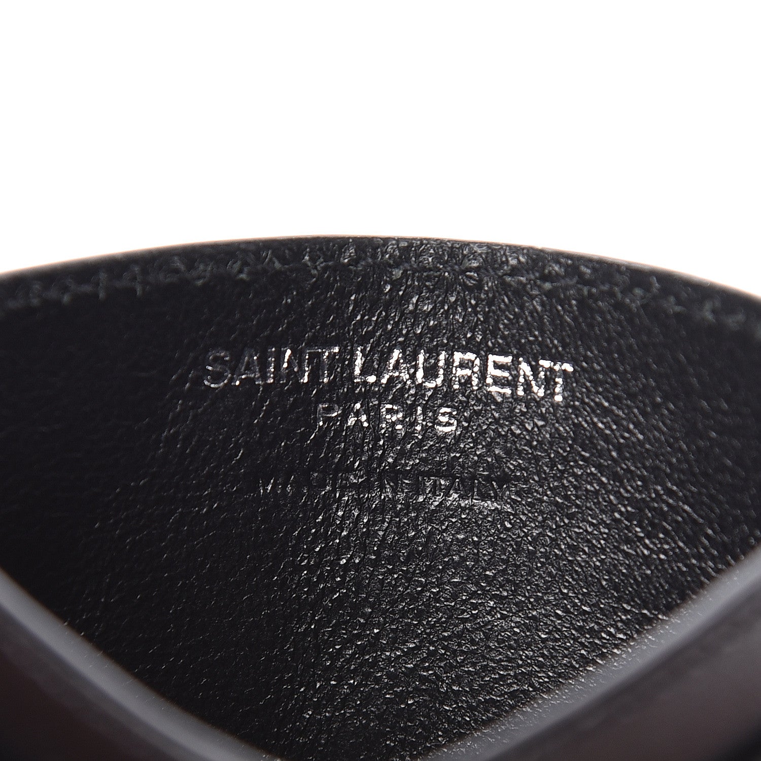 Saint Laurent Calfskin Y Quilted Monogram LouLou Credit Card Case Black 6 of 8
