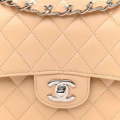 Chanel Caviar Quilted Small Double Flap Beige 4 of 11