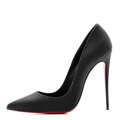 Christian Louboutin Mini Glitter So Kate 120 Pumps 39.5 Black 1 of 9