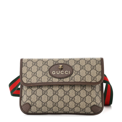 Gucci GG Supreme Monogram Neo Vintage Web Belt Bag Brown 1 of 11