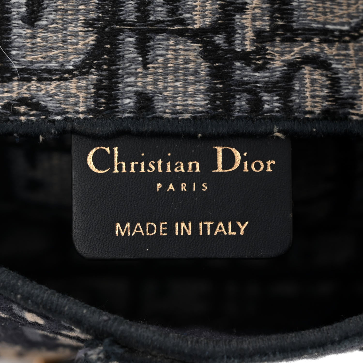 Christian Dior Oblique Slim Saddle Pouch Blue 6 of 11