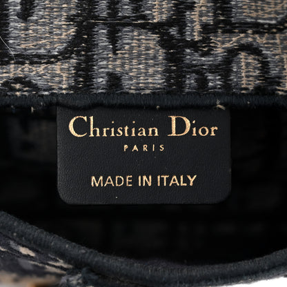Christian Dior Oblique Slim Saddle Pouch Blue 6 of 11