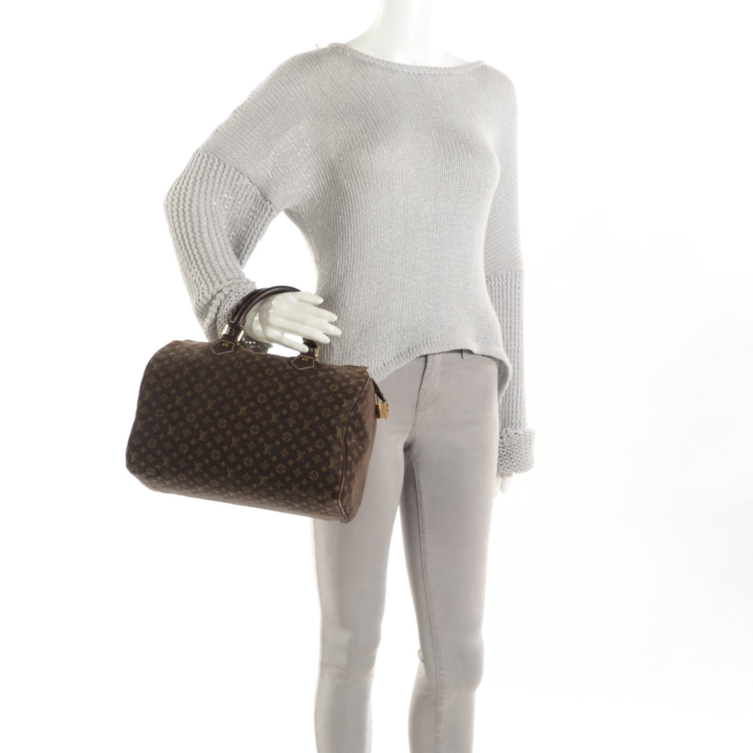 Louis Vuitton Mini Lin Speedy 30 Ebene 2 of 7