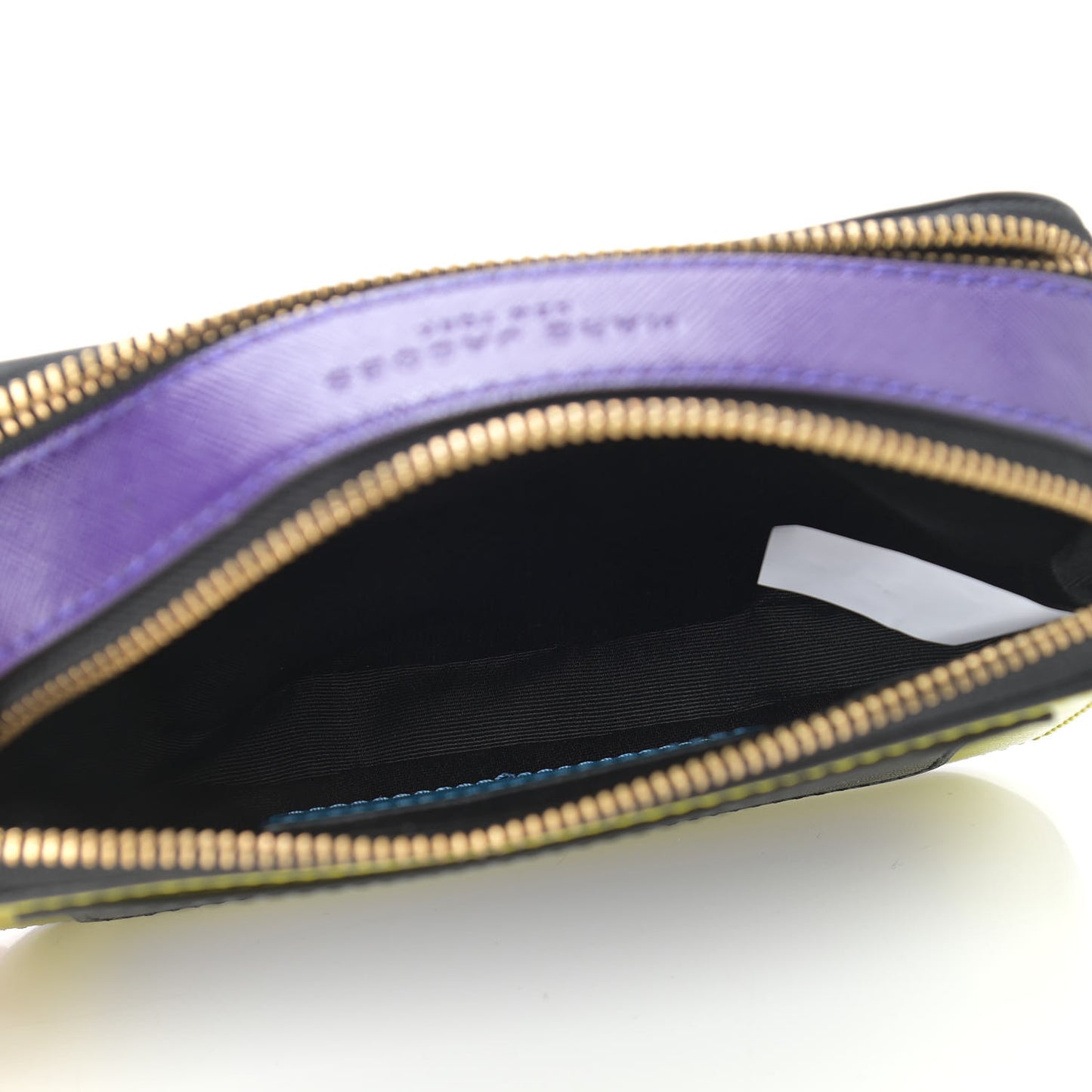 Saffiano Small Snapshot Camera Bag Blue Multicolor