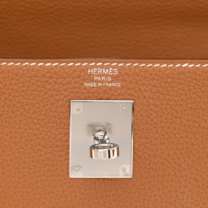 Hermes Togo Kelly Retourne 28 Gold 6 of 11