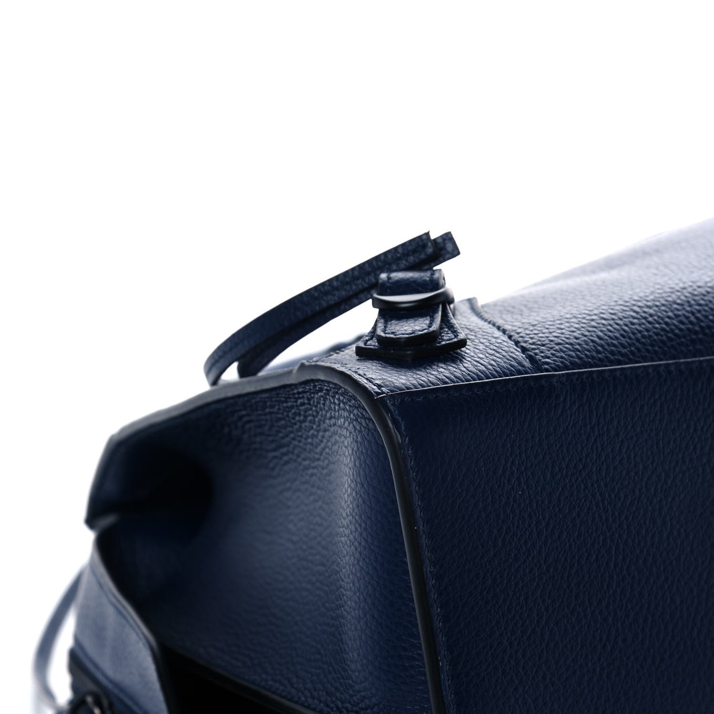 Grained Calfskin Black Hardware Neo Classic City Navy