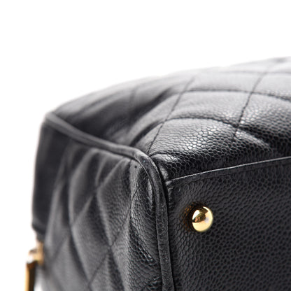 Chanel Caviar Quilted Large Bowler Black 8 of 13