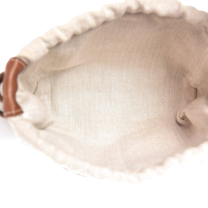 Hermes Canvas Barenia Fourbi 20 PM Pouch Naturel Fauve 5 of 8