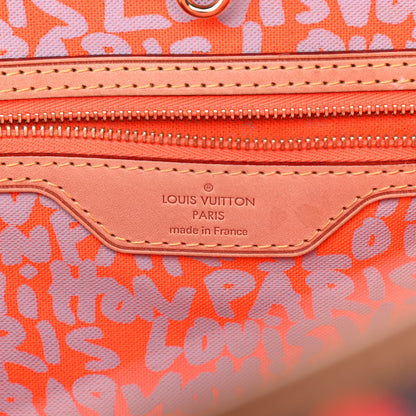 Louis Vuitton Monogram Graffiti Neverfull GM Orange 6 of 9